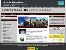 Tablet Screenshot of barbiano.eu